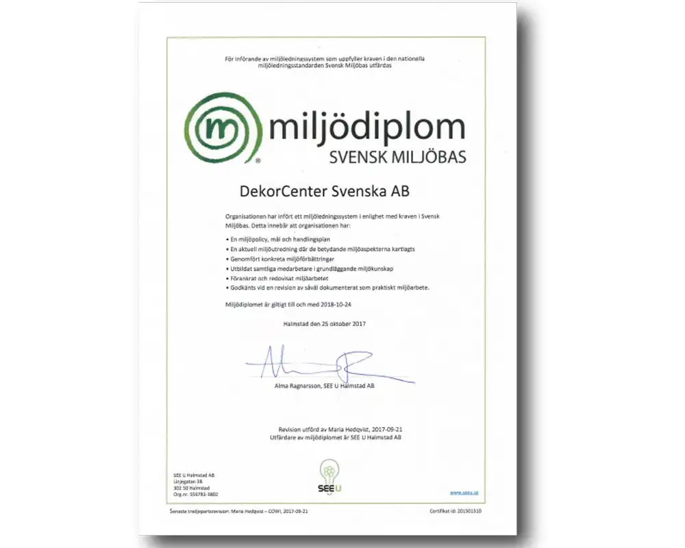 Dekorcenter Laholm 2017